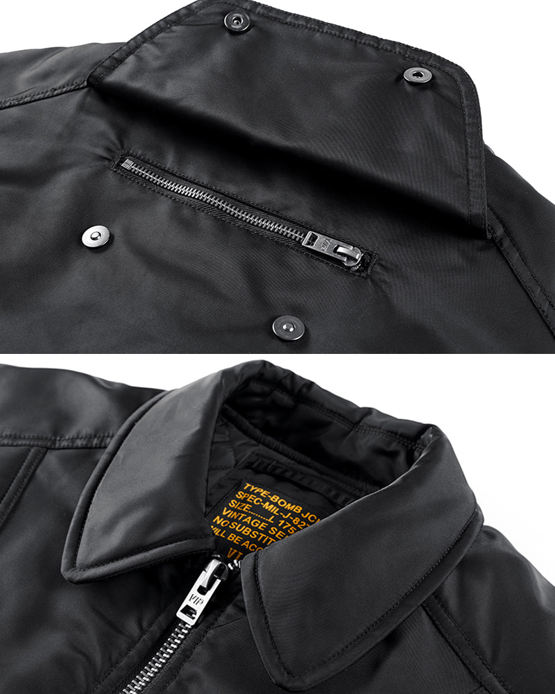 Versatile Cotton Tech Bomber -  durable outerwear - Versatile Cotton Tech Bomber for Urban Environments - View 5