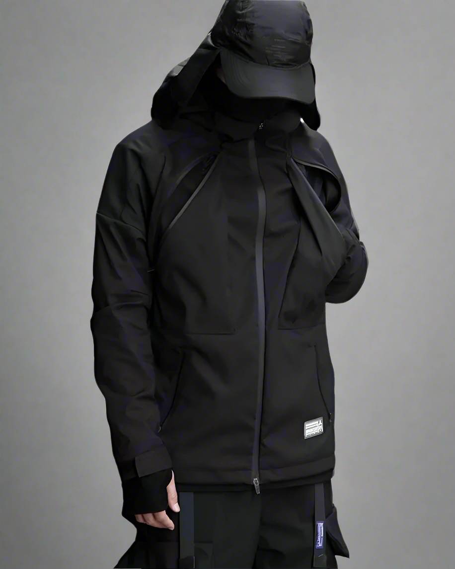 Versatile Cyberpunk Pocket Jacket - cyberpunk fashion - Cyberpunk Pocket Jacket for Everyday Versatility - Main view