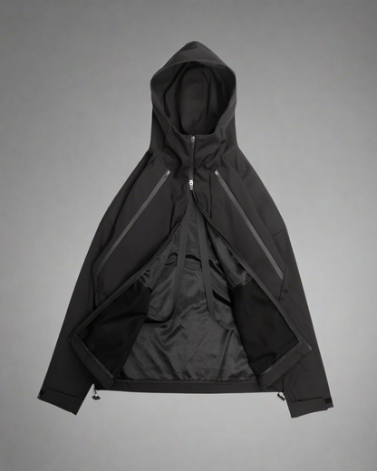 Versatile Cyberpunk Pocket Jacket - pocket jacket - Cyberpunk Pocket Jacket for Everyday Versatility - View 2