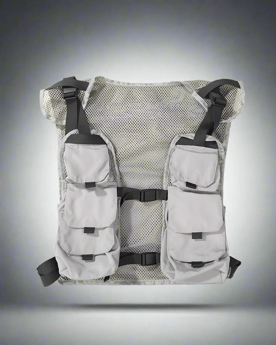 Versatile Cycling Cargo Vest -  breathable cycling gear - Durable Cycling Cargo Vest with Multiple Pockets - View 3