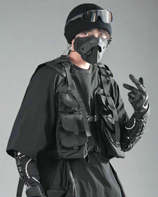 Versatile Cycling Cargo Vest - cycling vest - Durable Cycling Cargo Vest with Multiple Pockets - Main view