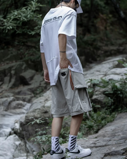 Versatile Detachable Pocket Cargo Shorts -  urban exploration - Detachable Pocket Cargo Shorts for Streetwear Style - View 8