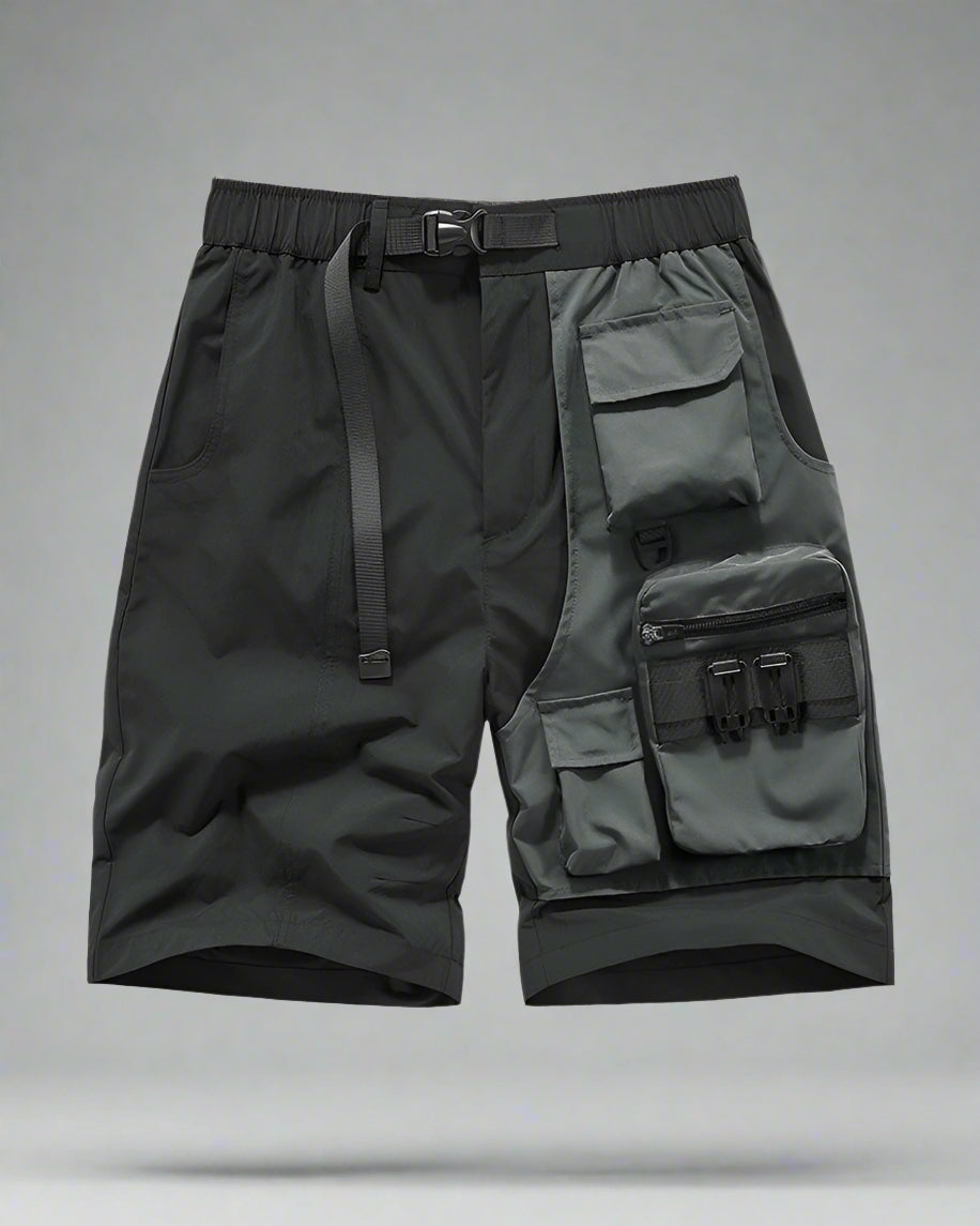 Versatile Dual-Layer Cargo Shorts - cargo shorts - Stylish Dual-Layer Cargo Shorts for Outdoor Activities - Main view