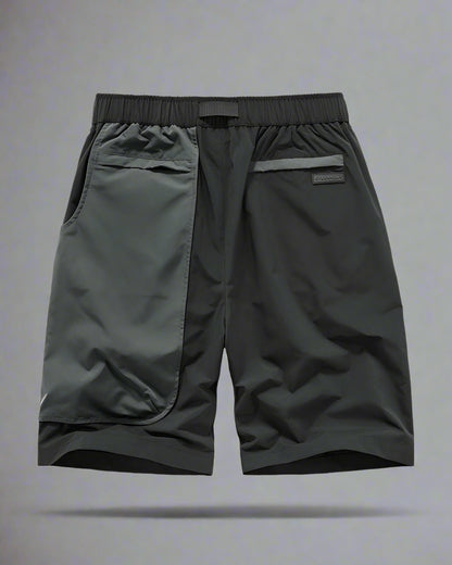 Versatile Dual-Layer Cargo Shorts - functional cargo shorts - Stylish Dual-Layer Cargo Shorts for Outdoor Activities - View 2