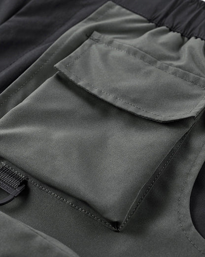 Versatile Dual-Layer Cargo Shorts - functional cargo shorts - Stylish Dual-Layer Cargo Shorts for Outdoor Activities - View 9