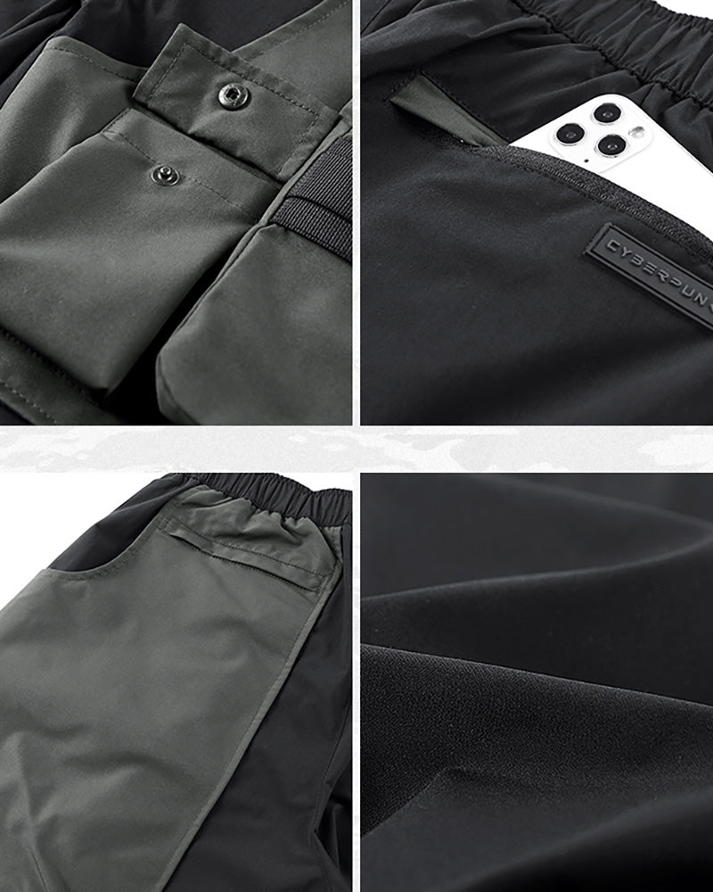 Versatile Dual-Layer Cargo Shorts -  stylish outdoor shorts - Stylish Dual-Layer Cargo Shorts for Outdoor Activities - View 6