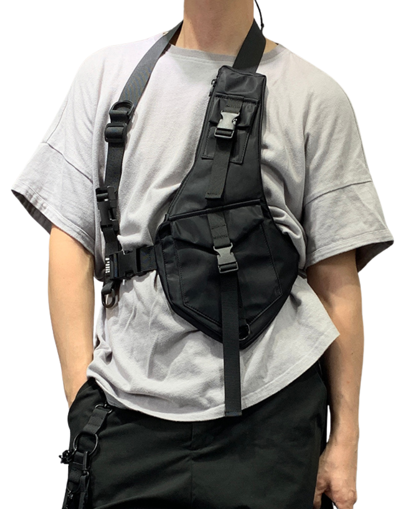 Versatile Fashion Chest Vest - stylish chest bag - Stylish Functional Vest Chest Bag for Everyday Use - View 2
