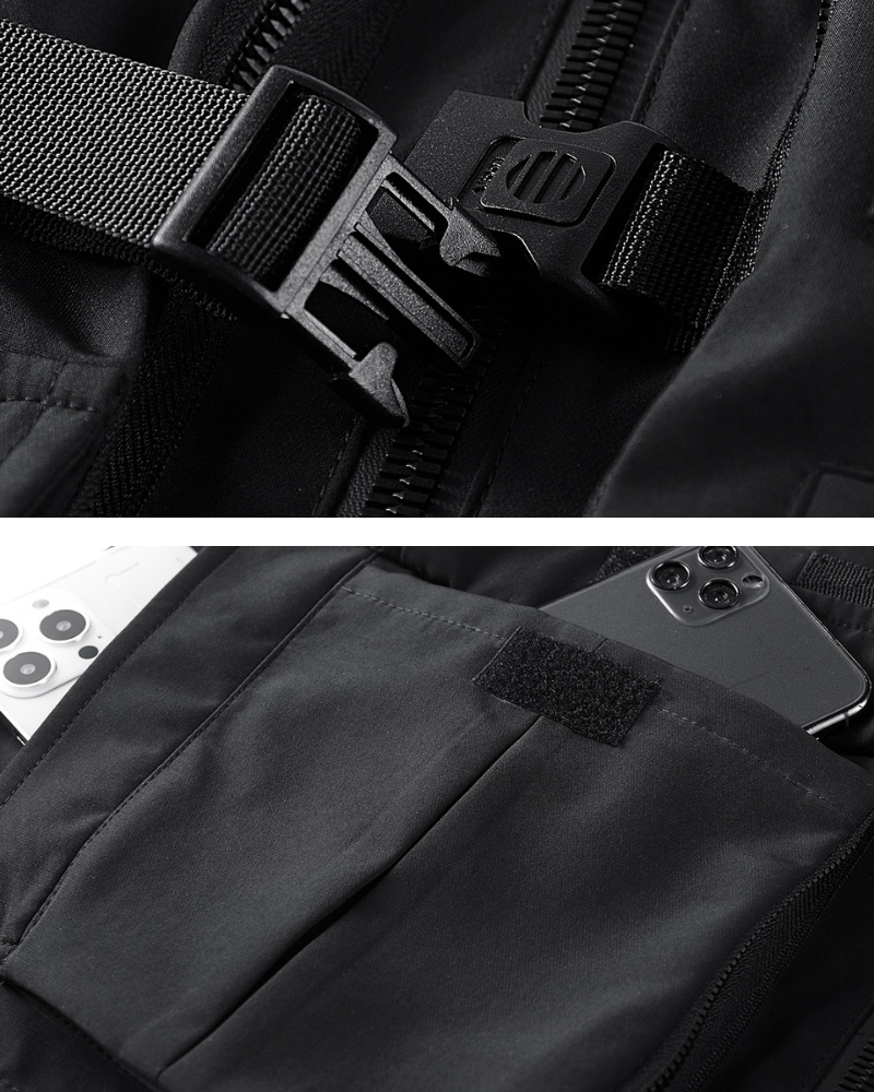 Versatile Faux Two-Piece Shirt -  futuristic fashion - Futuristic Techwear Jacket - Stylish & Comfortable Design - View 6