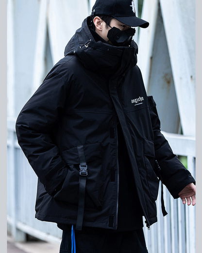 Versatile Fish Mouth Winter Jacket -  comfortable winter coat - Stylish Fish Mouth Winter Jacket for Urban Days - View 5