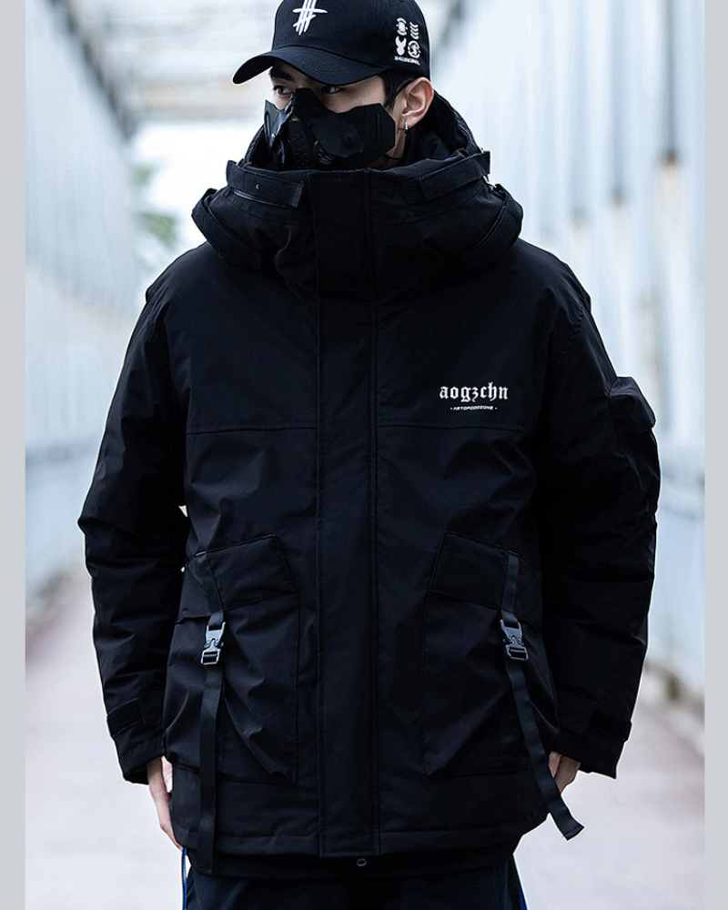 Versatile Fish Mouth Winter Jacket -  layered winter outfit - Stylish Fish Mouth Winter Jacket for Urban Days - View 7
