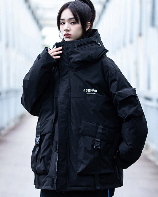 Versatile Fish Mouth Winter Jacket - stylish winter jacket - Stylish Fish Mouth Winter Jacket for Urban Days - Main view