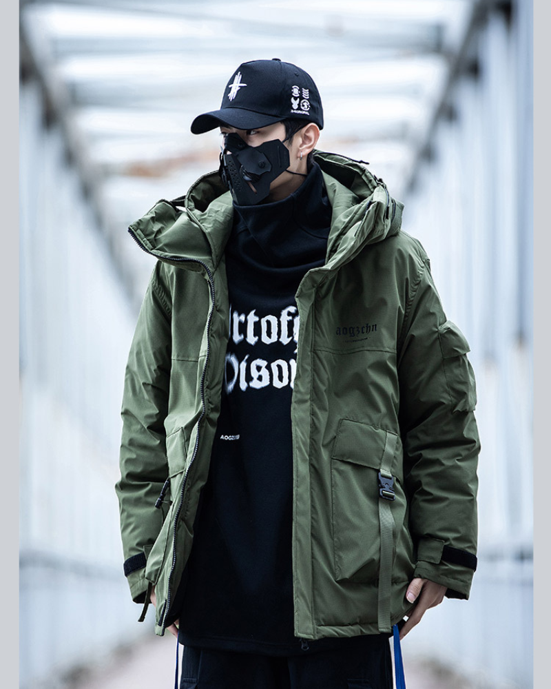 Versatile Fish Mouth Winter Jacket -  versatile - Stylish Fish Mouth Winter Jacket for Urban Days - View 10