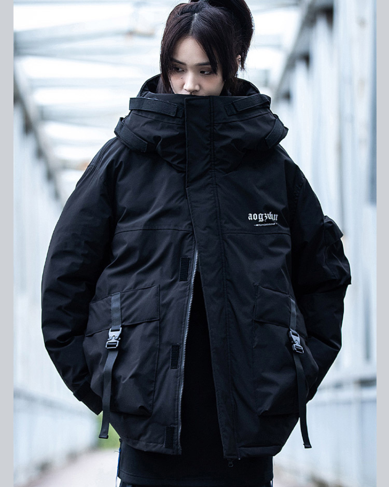 Versatile Fish Mouth Winter Jacket - winter jacket - Stylish Fish Mouth Winter Jacket for Urban Days - View 12