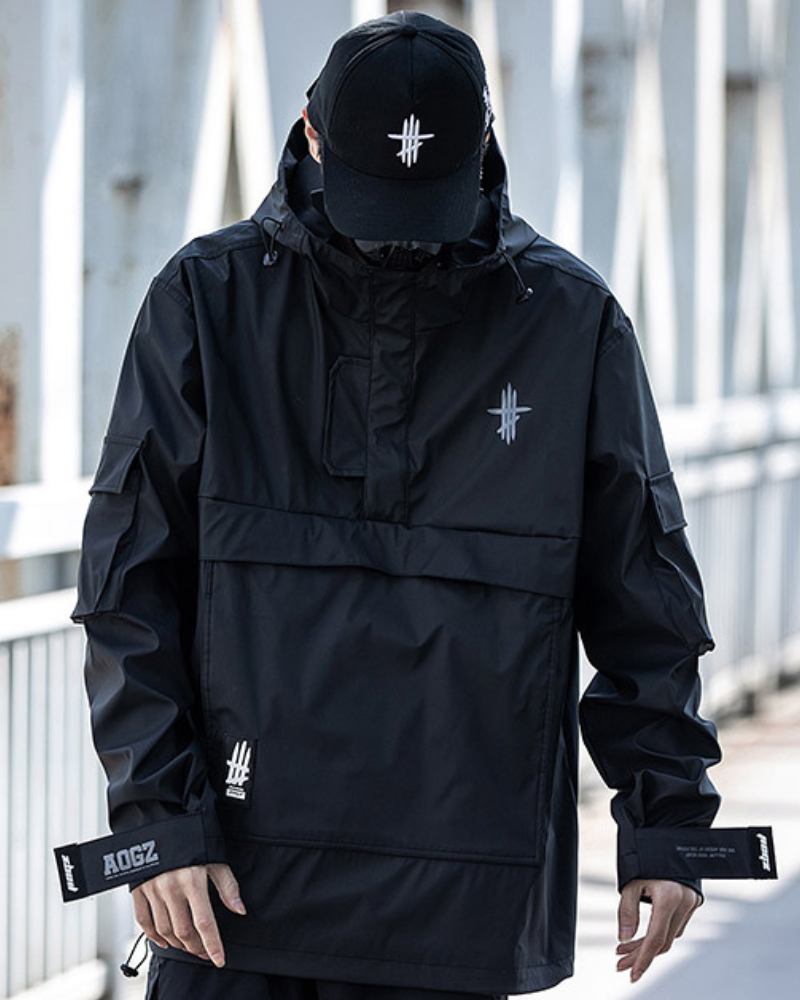 Versatile Half-Zip Tech Pullover -  black pullover - Half-Zip Tech Pullover for Versatile Style - View 3