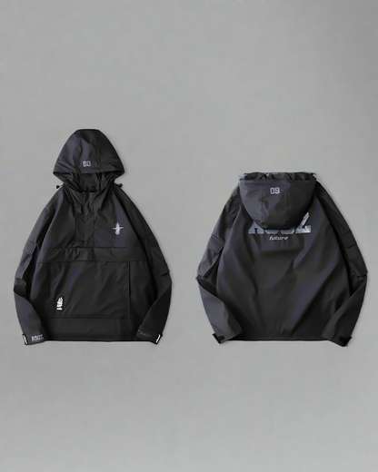 Versatile Half-Zip Tech Pullover -  techwear - Half-Zip Tech Pullover for Versatile Style - View 8