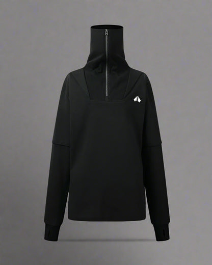 Versatile High Neck Outdoor Hoodie -  outdoor hoodie - Versatile High Neck Outdoor Hoodie for Active Adventures - View 14