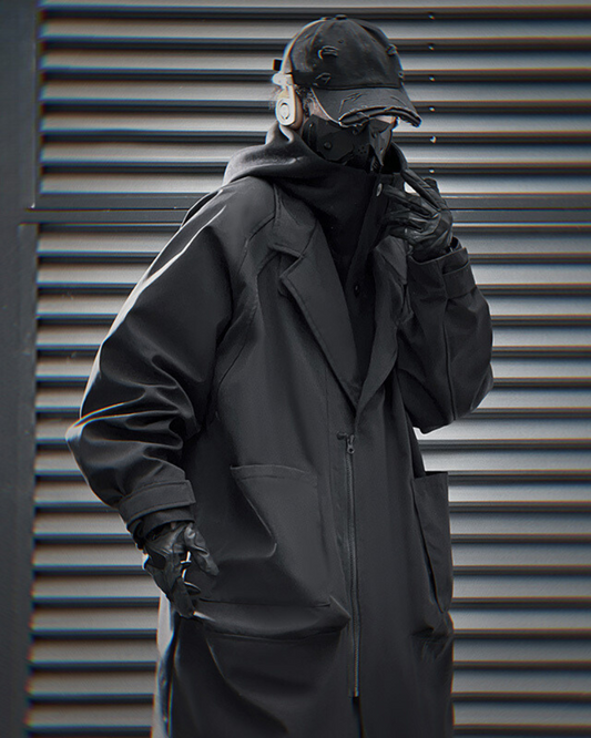 Versatile Hooded Techwear Jacket - techwear - Urban Versatile Hooded Techwear Jacket for Everyday Style - Main view