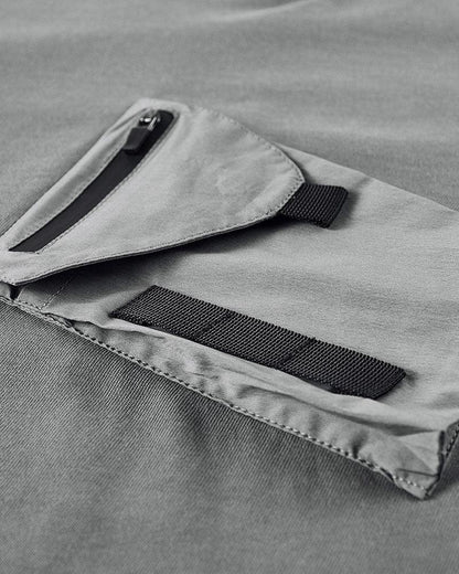 Versatile Hooded Tee with Pockets -  comfortable t-shirt - Hooded T-Shirt with Chest Bag for Everyday Comfort - View 5