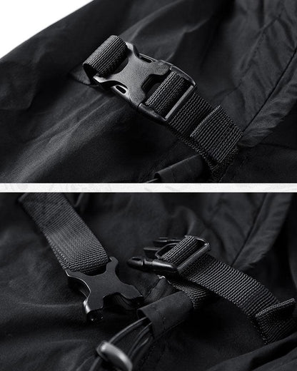 Versatile Hooded Tee with Pockets -  daily wear tee - Hooded T-Shirt with Chest Bag for Everyday Comfort - View 6