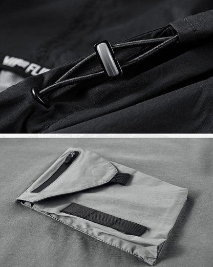 Versatile Hooded Tee with Pockets -  lightweight shirt - Hooded T-Shirt with Chest Bag for Everyday Comfort - View 7