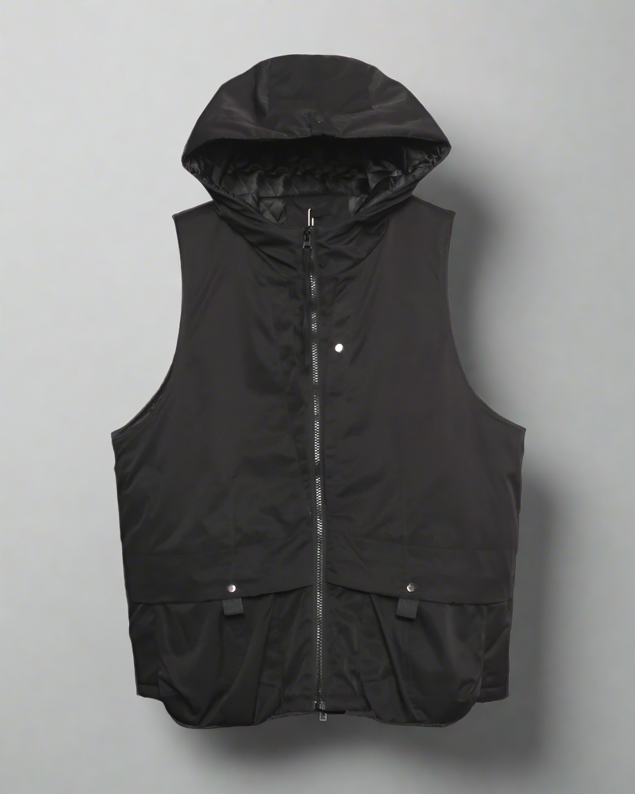 Versatile Hooded Winter Vest -  durable cold weather vest - Stylish Hooded Winter Vest with Functional Pockets - View 5
