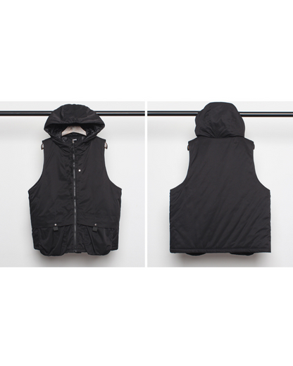 Versatile Hooded Winter Vest -  durable vest - Stylish Hooded Winter Vest with Functional Pockets - View 6