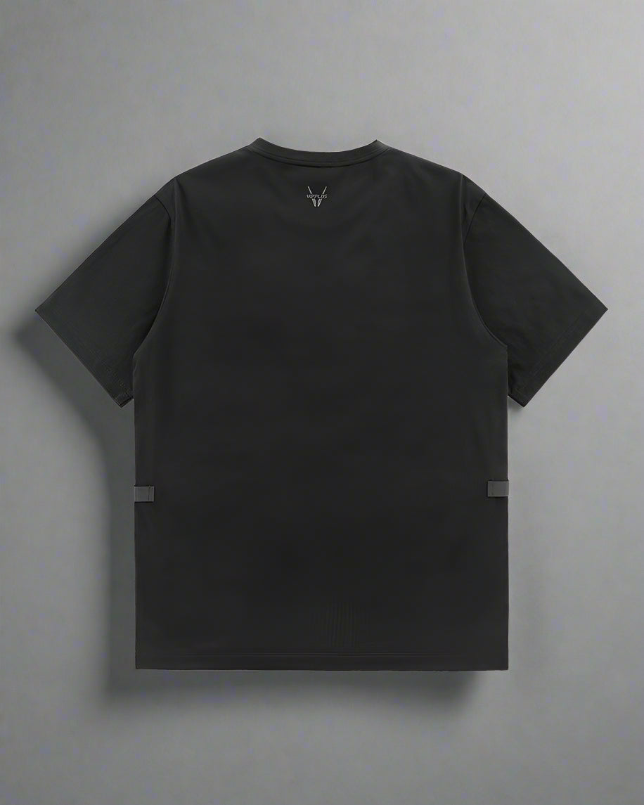 Versatile Layered Tech T-Shirt - tech t-shirt - Layered Tech T-Shirt with Unique Faux Vest Design - View 2