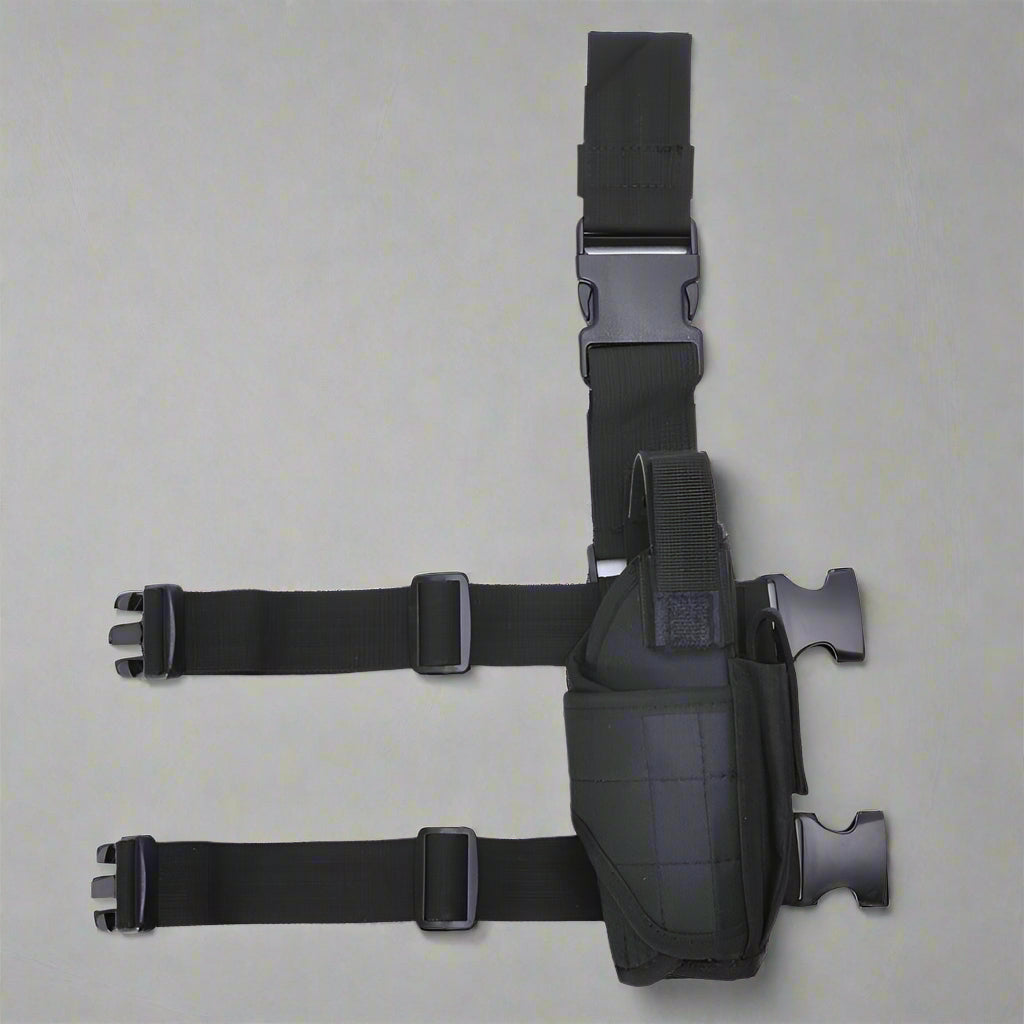 Versatile Leg Bag & Belt -  futuristic style - Versatile Black Tactical Belt for Everyday Use - View 4