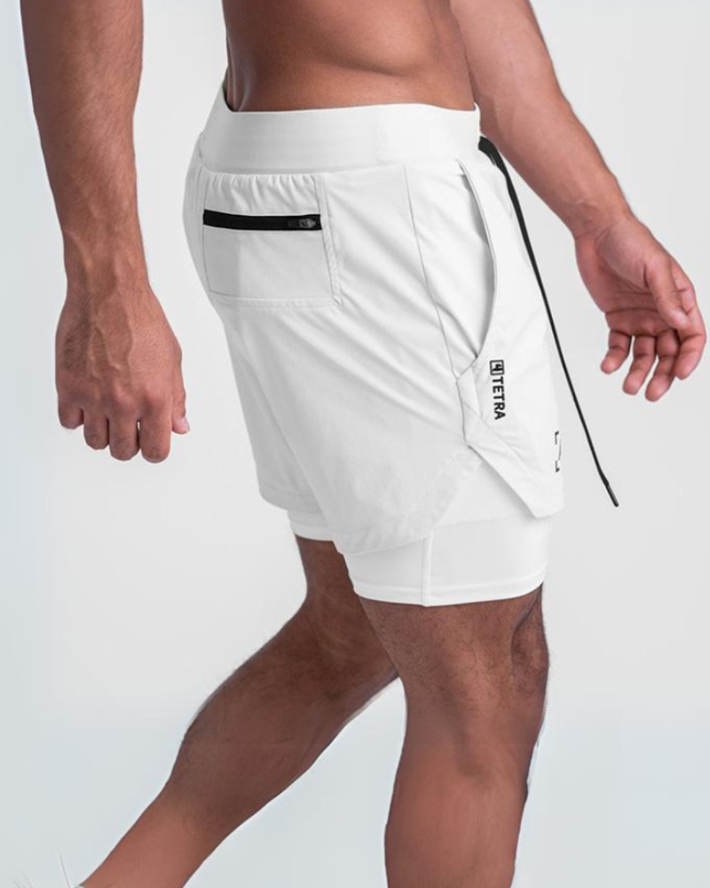 Versatile Lightweight Men's Running Shorts -  activewear - Lightweight Men's Running Shorts with Multi-Pockets - View 13