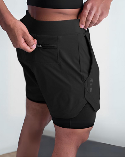 Versatile Lightweight Men's Running Shorts -  lightweight shorts - Lightweight Men's Running Shorts with Multi-Pockets - View 15