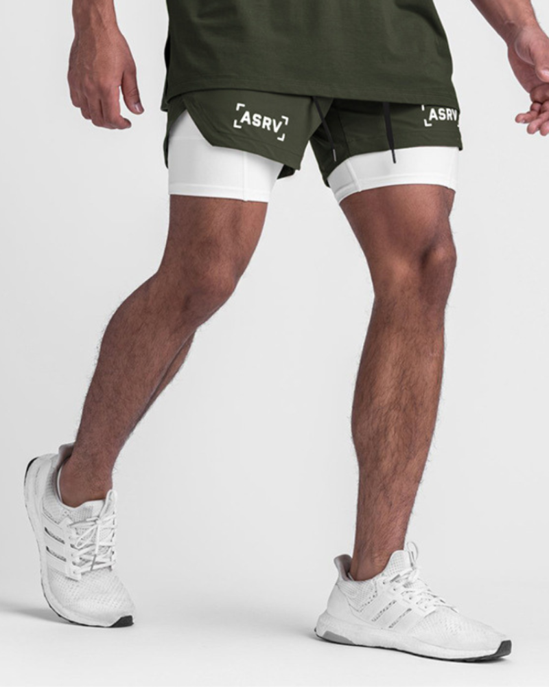 Versatile Lightweight Men's Running Shorts -  multi-pocket - Lightweight Men's Running Shorts with Multi-Pockets - View 8