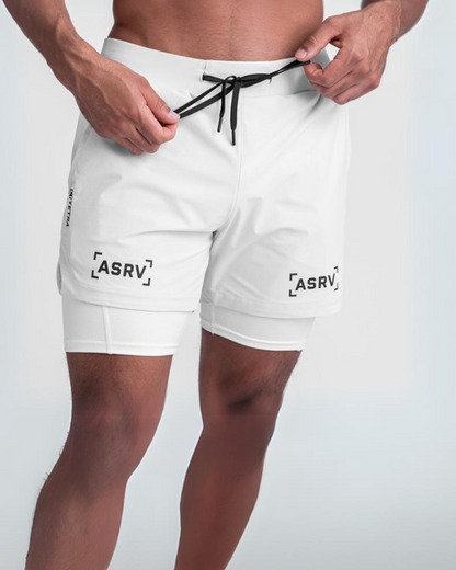 Versatile Lightweight Men's Running Shorts - running shorts - Lightweight Men's Running Shorts with Multi-Pockets - View 12