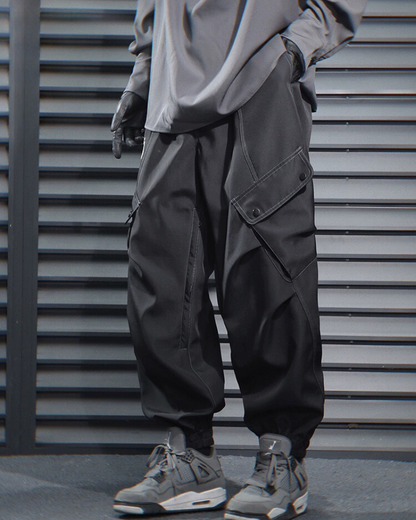 Versatile Loose Cargo Trousers -  customizable cargo pants - Trendy Loose Cargo Trousers for Comfort and Style - View 4