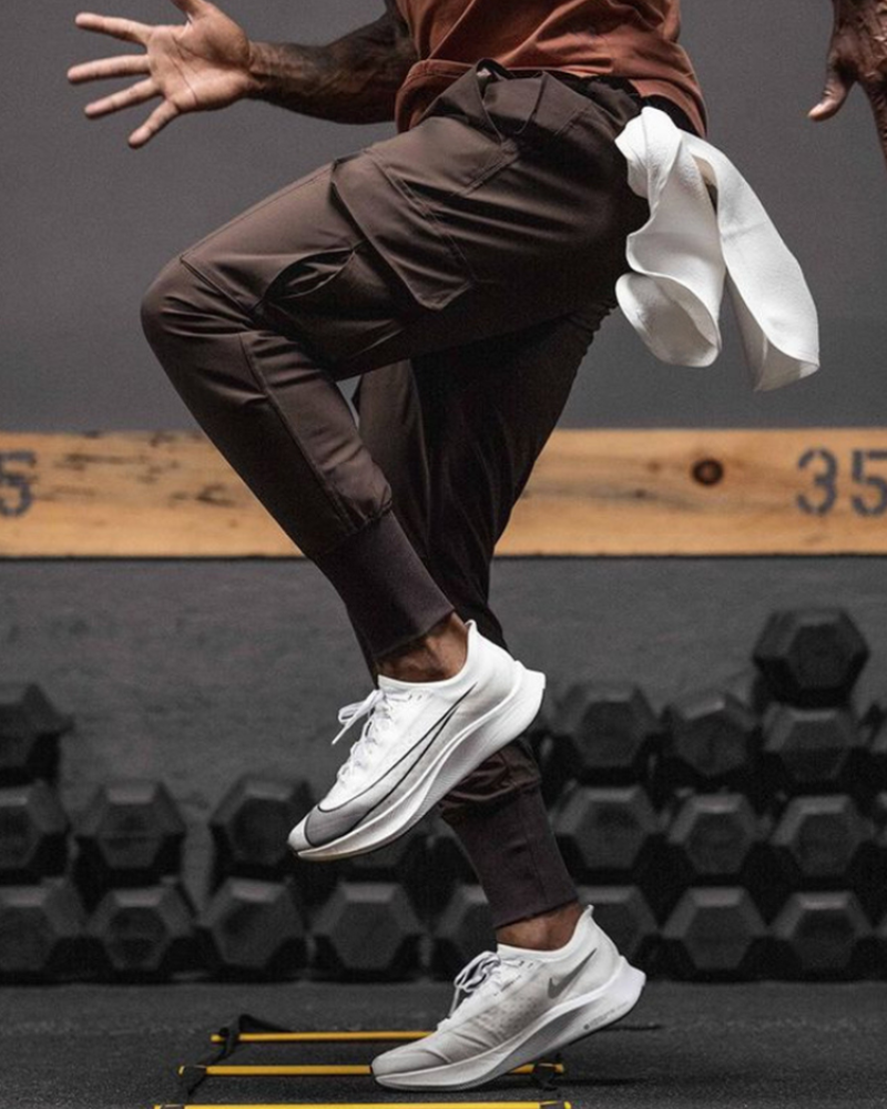Versatile Multi-Pocket Cargo Pants -  casual pants - Men's Multi-Pocket Cargo Pants for Comfort and Style - View 12