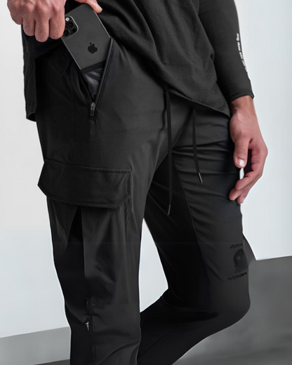 Versatile Multi-Pocket Cargo Pants -  jogging pants - Men's Multi-Pocket Cargo Pants for Comfort and Style - View 6