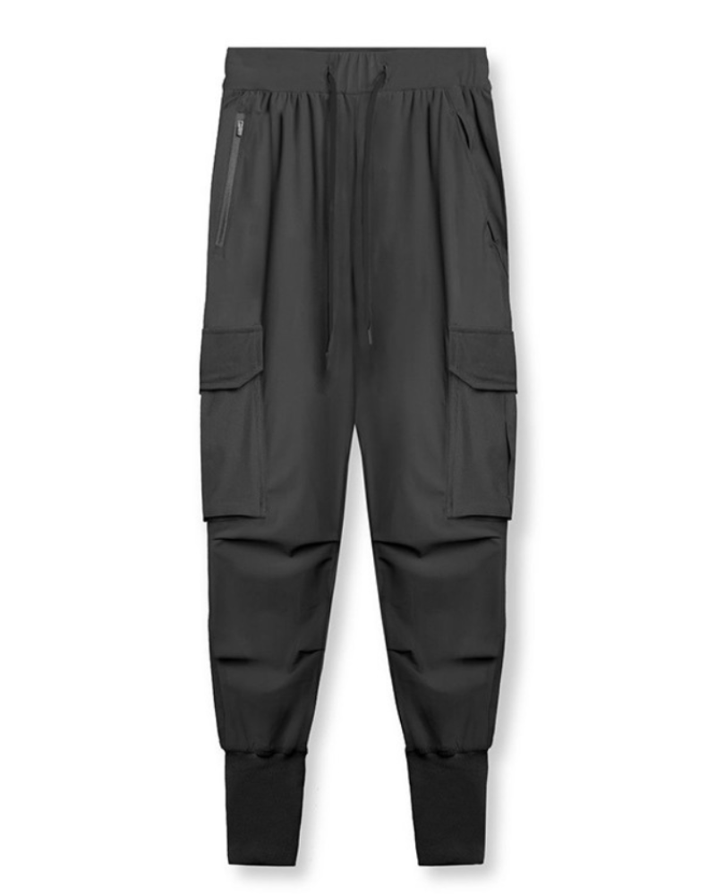 Versatile Multi-Pocket Cargo Pants -  stylish tapered fit - Men's Multi-Pocket Cargo Pants for Comfort and Style - View 16