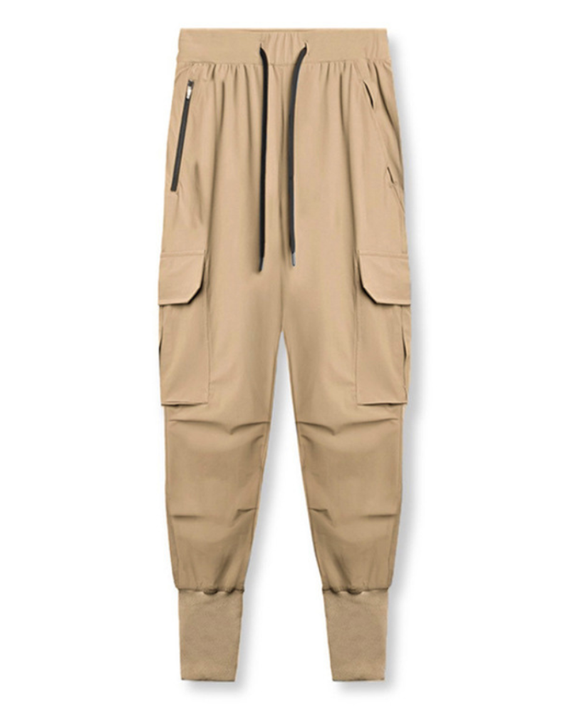 Versatile Multi-Pocket Cargo Pants - versatile cargo pants - Men's Multi-Pocket Cargo Pants for Comfort and Style - View 18