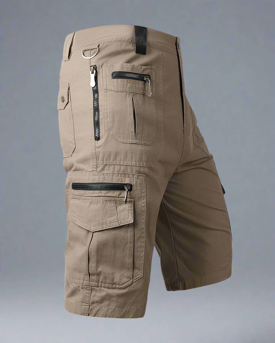 Versatile Multi-Pocket Cargo Shorts -  breathable cotton shorts - Tactical Multi-Pocket Cargo Shorts for Every Adventure - View 4