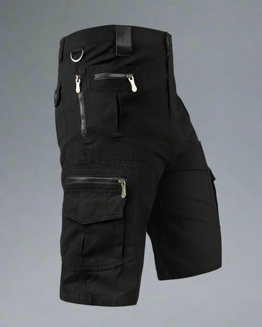 Versatile Multi-Pocket Cargo Shorts - cargo shorts - Tactical Multi-Pocket Cargo Shorts for Every Adventure - Main view