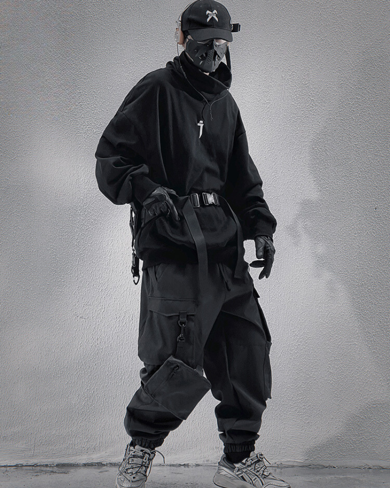 Versatile Multi-Pocket Cargo Trousers -  hip hop - Versatile Multi-Pocket Cargo Trousers for Adventurers - View 5