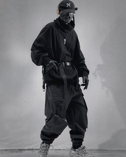 Versatile Multi-Pocket Cargo Trousers -  hip hop - Versatile Multi-Pocket Cargo Trousers for Adventurers - View 5