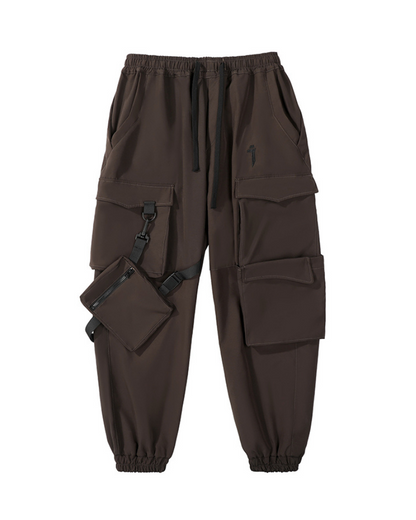 Versatile Multi-Pocket Cargo Trousers -  techwear - Versatile Multi-Pocket Cargo Trousers for Adventurers - View 7