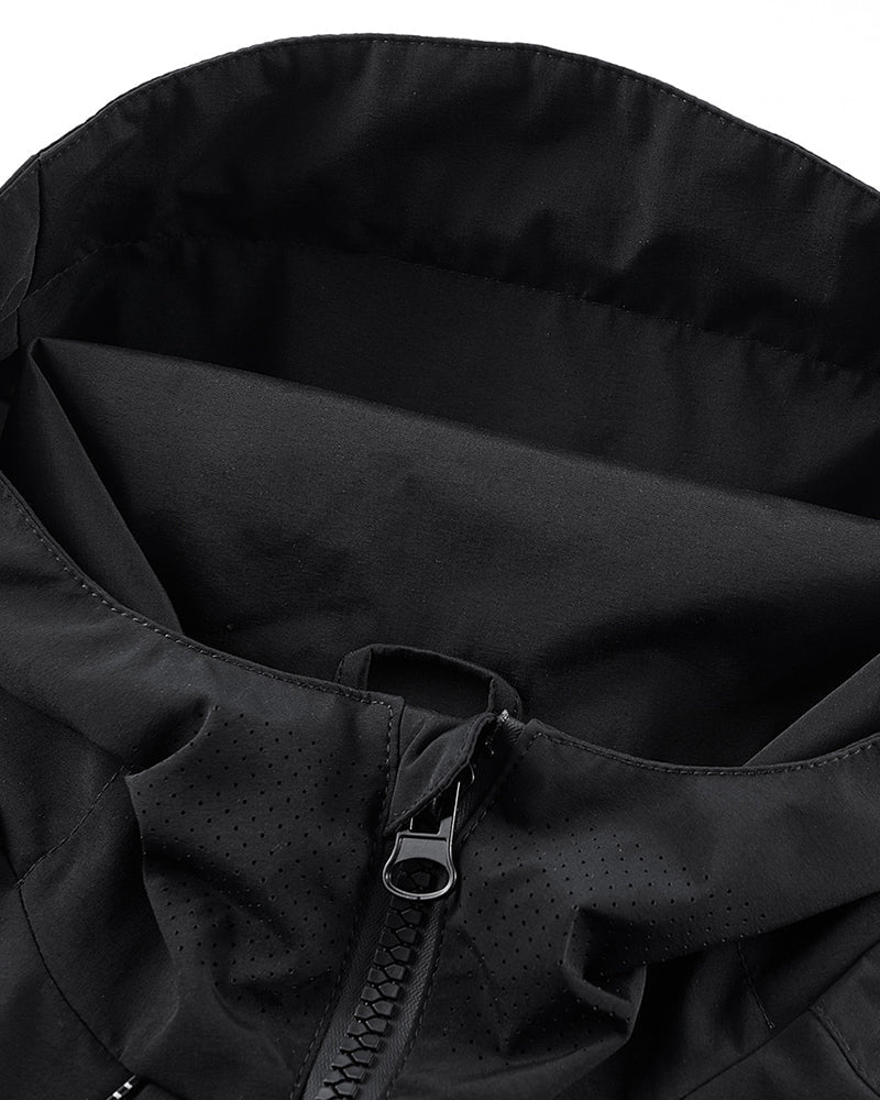 Versatile Multi-Pocket Hooded Jacket -  cargo jacket - Stylish Multi-Pocket Hooded Jacket for Every Adventure - View 4