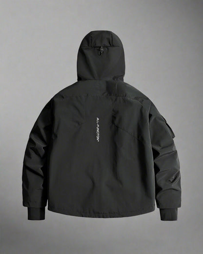 Versatile Multi-Pocket Hooded Jacket - hooded jacket - Stylish Multi-Pocket Hooded Jacket for Every Adventure - View 2