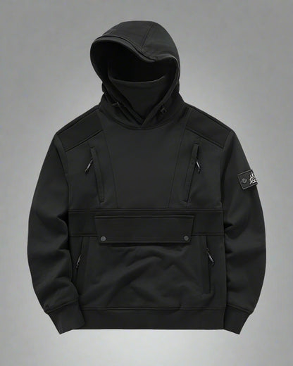 Versatile Multi-Pocket Mask Hoodie - BEST SELLERS - Versatile Multi-Pocket Mask Hoodie for Everyday Style - Main view