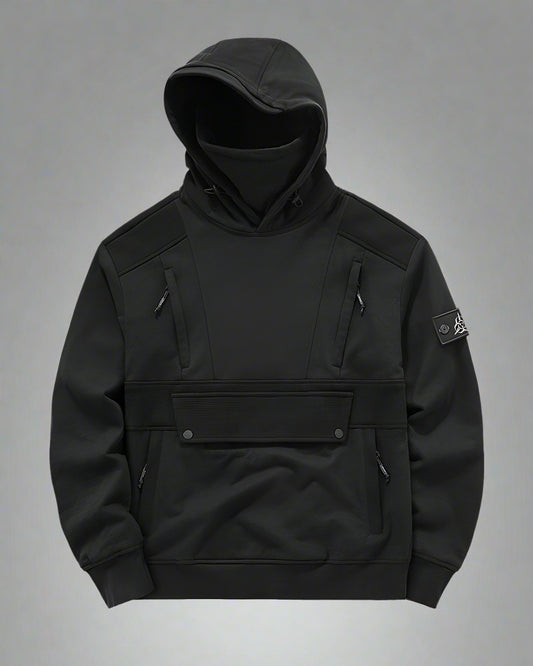 Versatile Multi-Pocket Mask Hoodie - BEST SELLERS - Versatile Multi-Pocket Mask Hoodie for Everyday Style - Main view