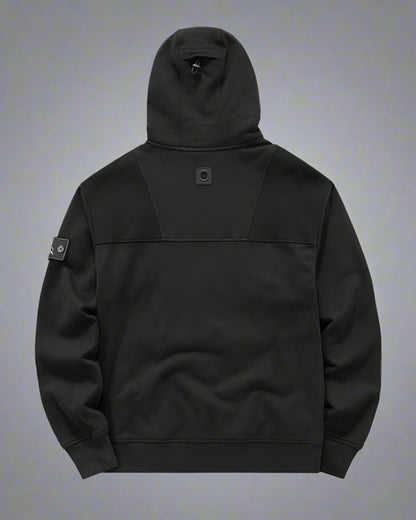 Versatile Multi-Pocket Mask Hoodie -  brown and black hoodie - Versatile Multi-Pocket Mask Hoodie for Everyday Style - View 4