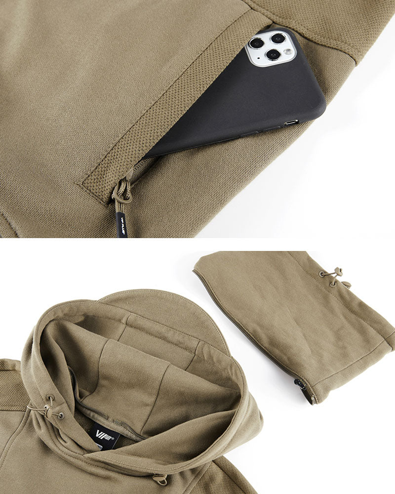 Versatile Multi-Pocket Mask Hoodie -  mask - Versatile Multi-Pocket Mask Hoodie for Everyday Style - View 6