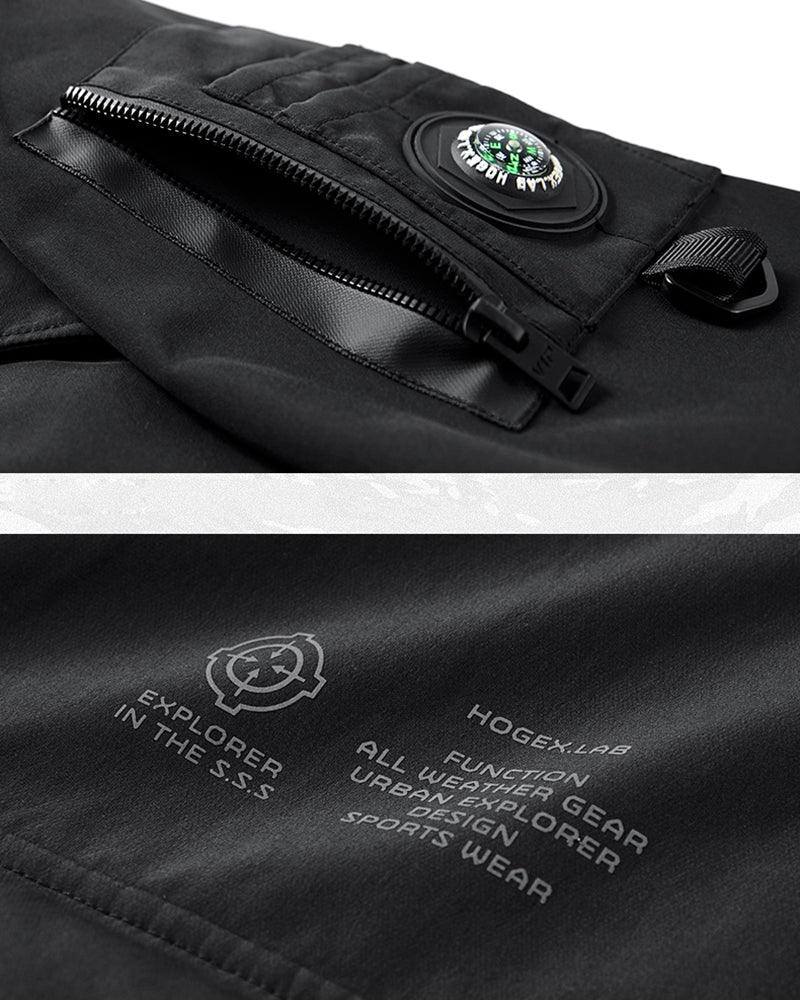 Versatile Multi-Pocket Tech Jacket -  black jacket - Functional Multi-Pocket Tech Jacket for Everyday Use - View 11