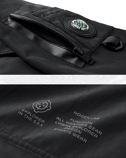 Versatile Multi-Pocket Tech Jacket -  black jacket - Functional Multi-Pocket Tech Jacket for Everyday Use - View 11